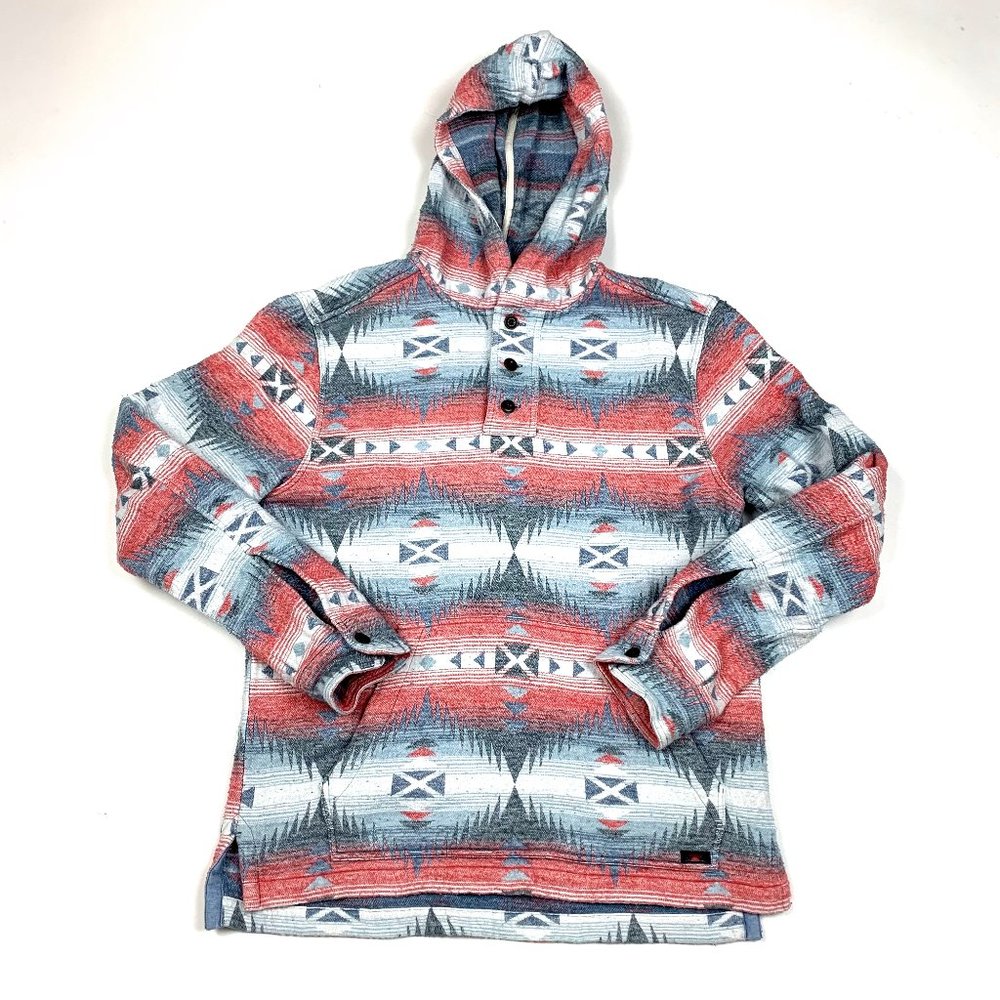 Faherty Cove Sweater Poncho Hoodie Sweatshirt XS